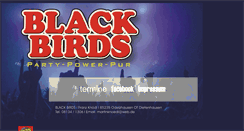 Desktop Screenshot of black-birds.de