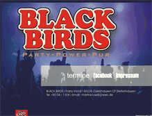 Tablet Screenshot of black-birds.de